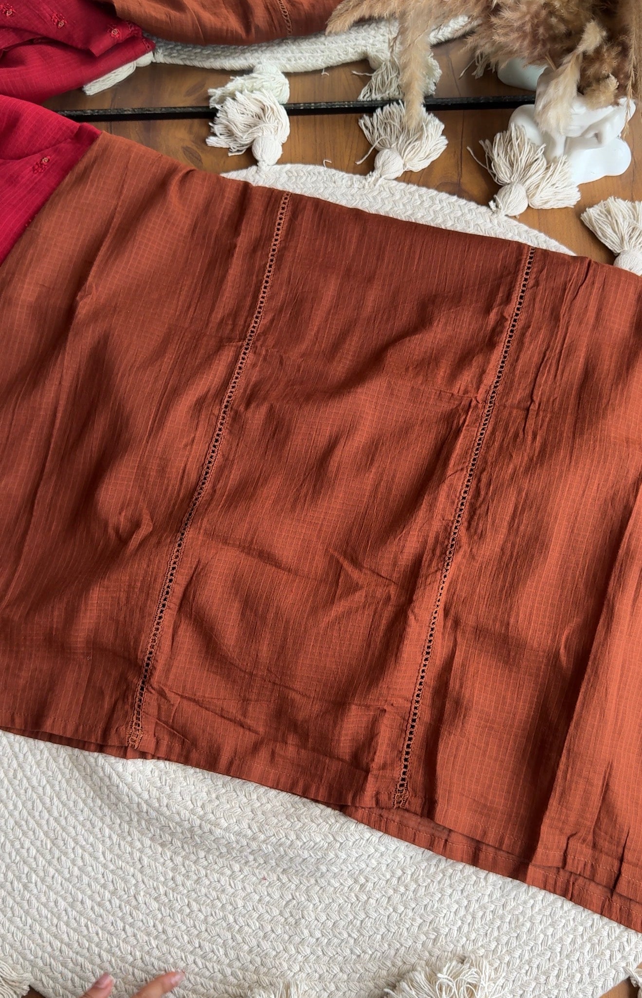 Anjali Kota Doriya Dress-Brown