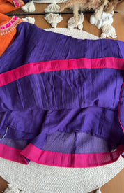 Roshini Bandhej Anarkali Dress- Purple