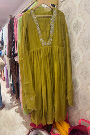 Pralambika Designer neck anarkali dress