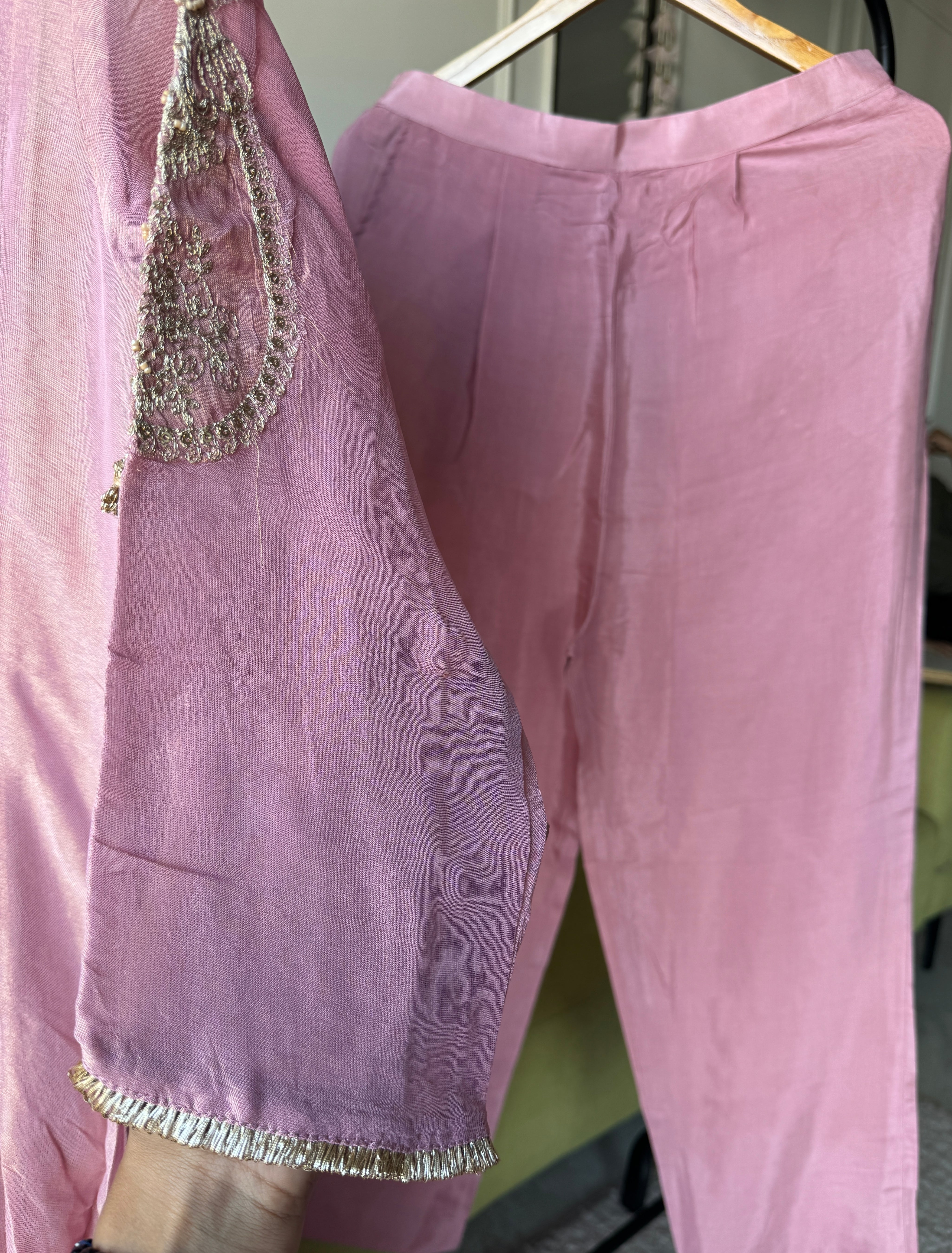 Prapti Tissue Zari Work Dress