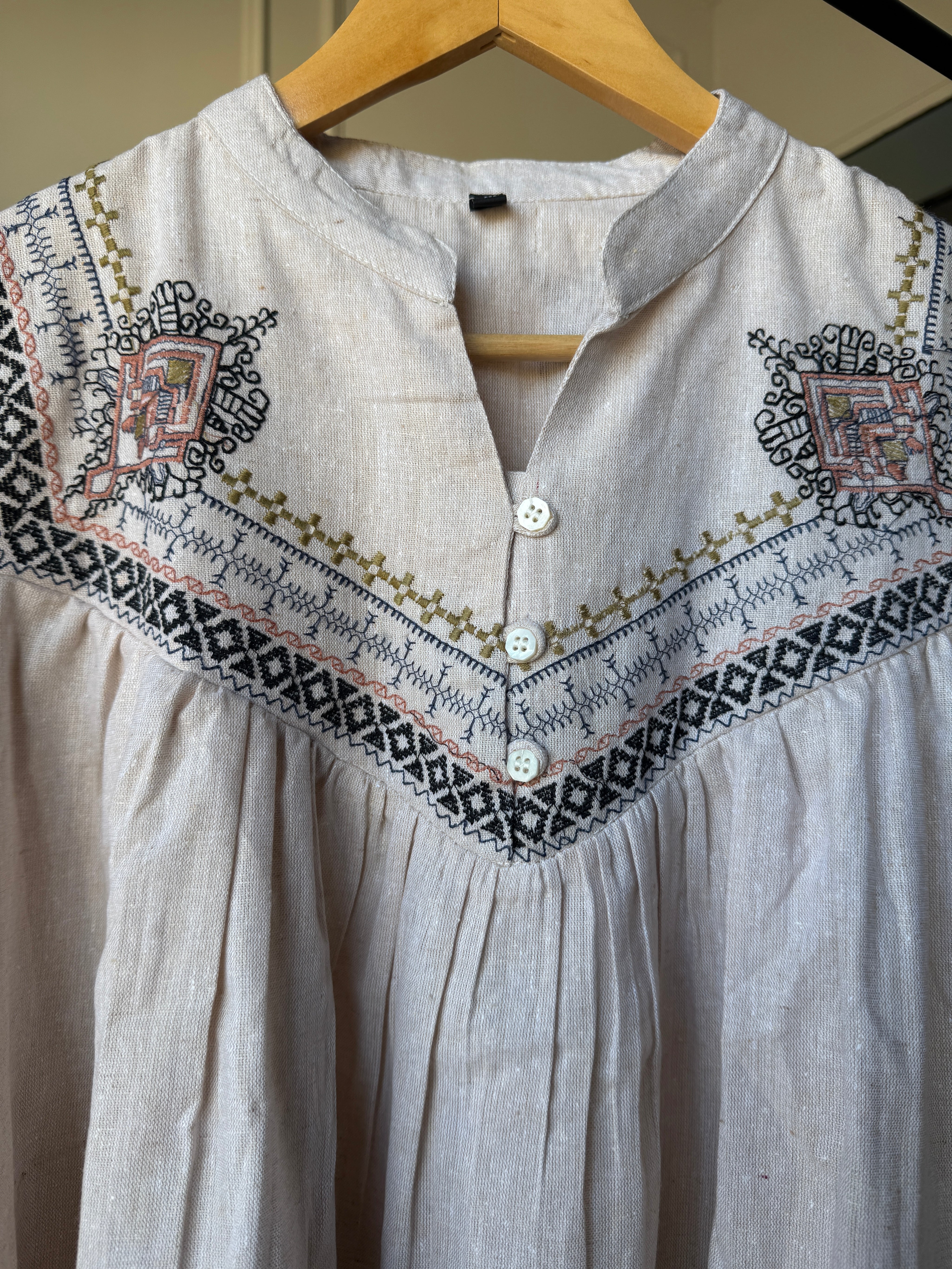 Neha Embroided Khadi Cotton Coord Set