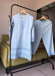 Tahini Lucknowi coord - Blue