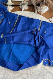 Tanya Handwork Anarkali Dress-Royal Blue 💙
