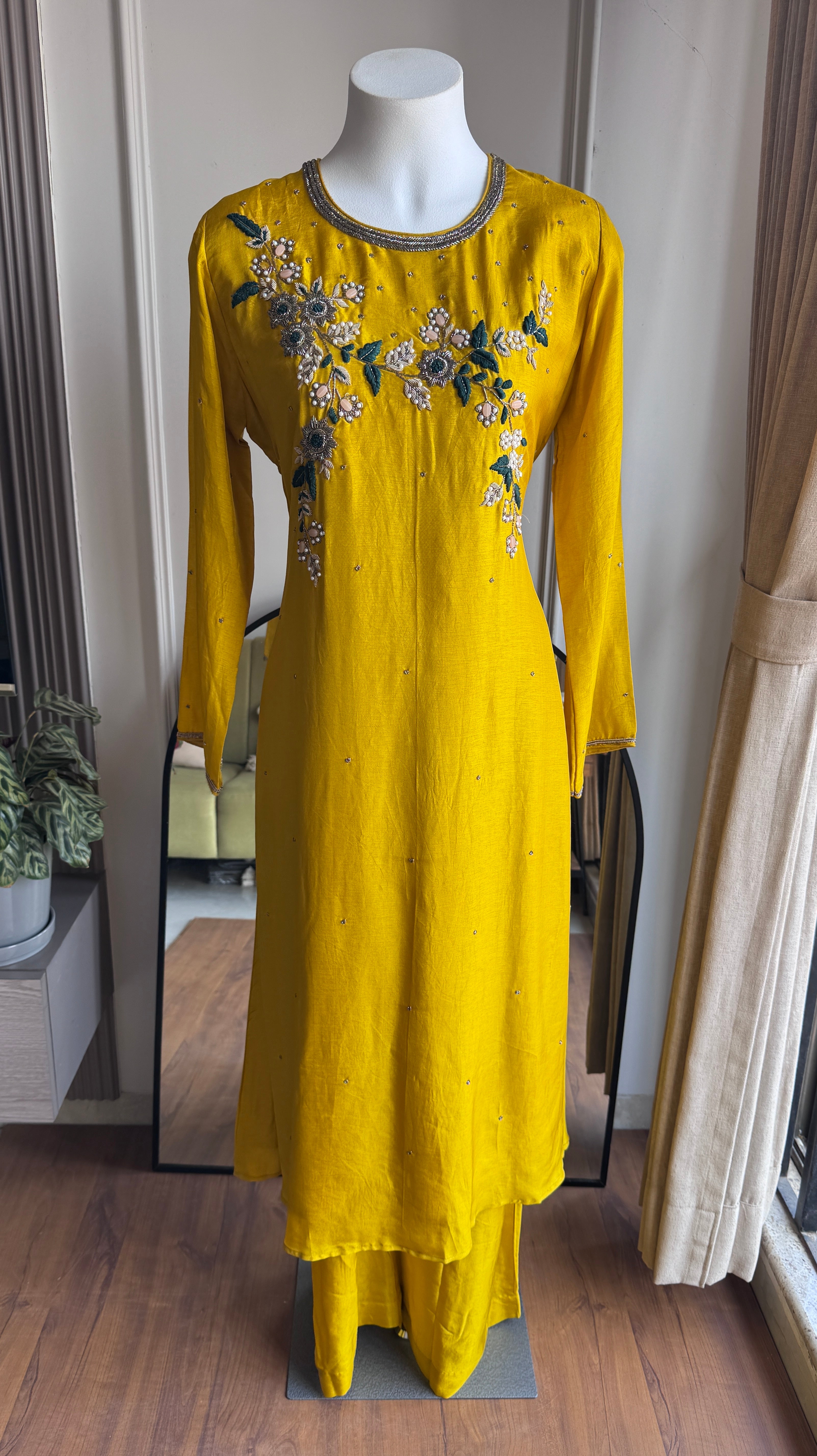 Bristhi Handwork Set- Yellow