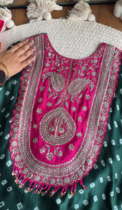 Chavi Bandhani Coords-Green
