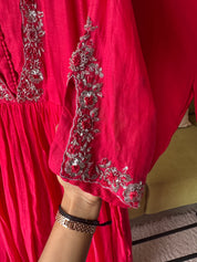 Pralambika Designer neck anarkali dress