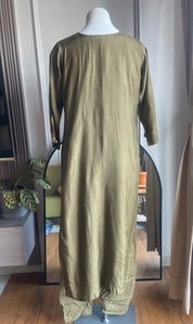 Anika Mirror Work- Army Green