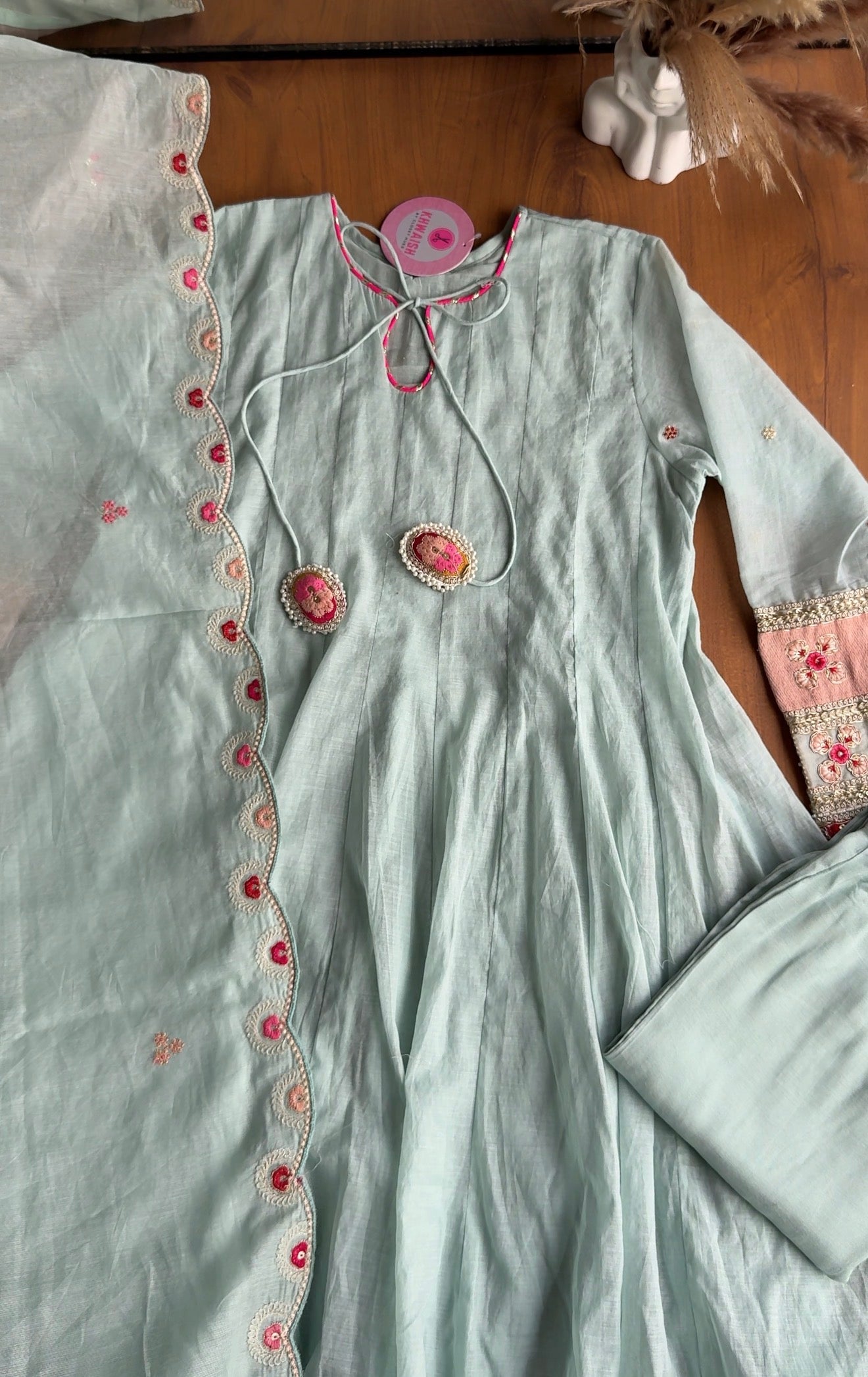 Shrishti Anarkali dress- Powder Blue