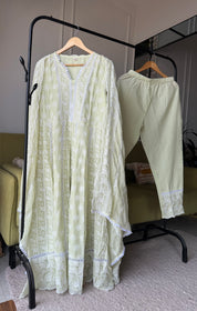 Payal Lakhnawi Anarkali Dress- Mint Green