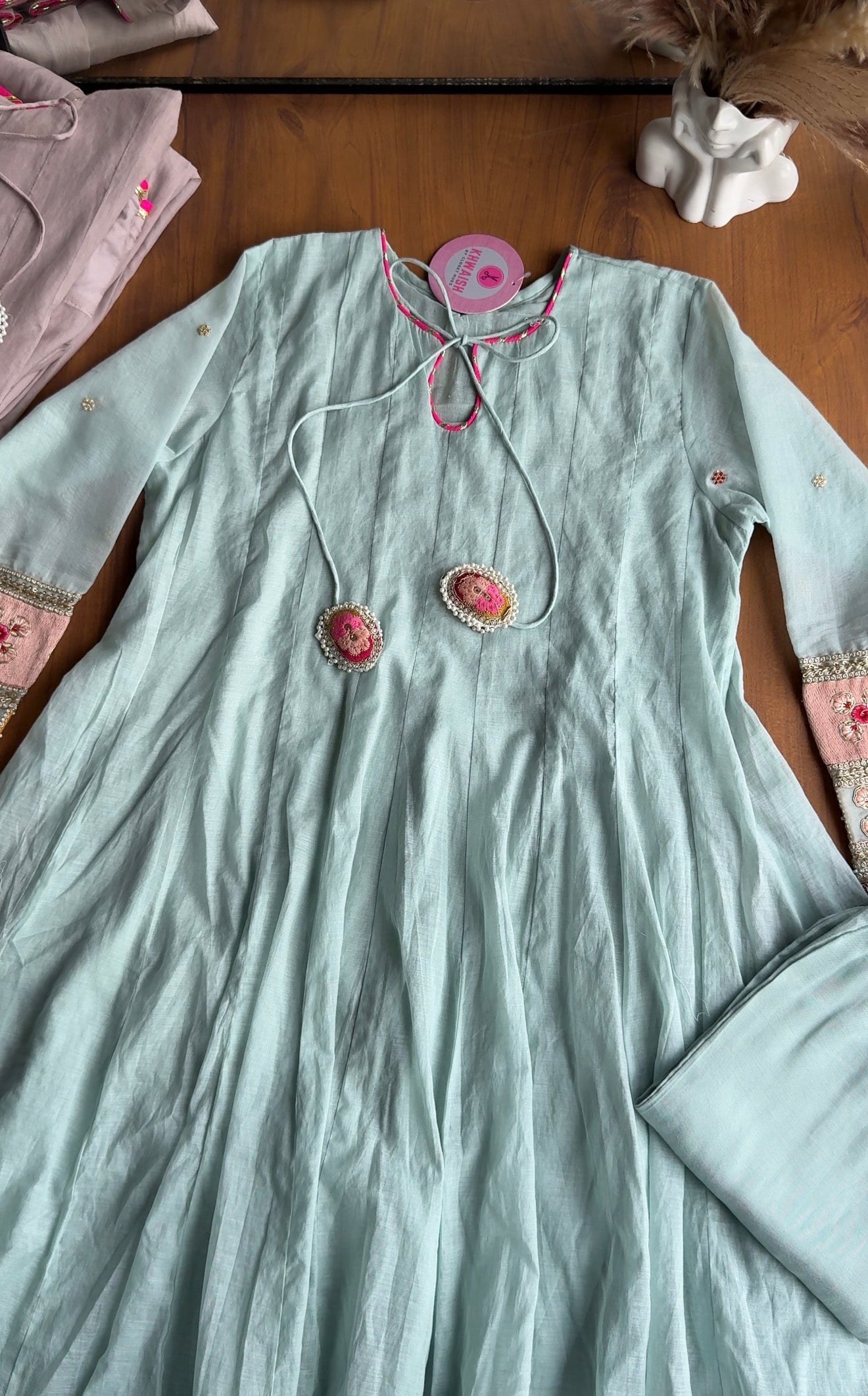 Shrishti Anarkali dress- Powder Blue