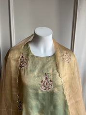 Nilima Tissue Embroided Dress