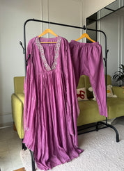 Pralambika Designer neck anarkali dress