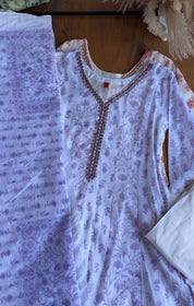 Jannat Floral Anarkali - Lavender