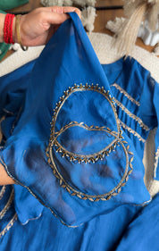 Aishwarya Handwork Suit Set - Blue