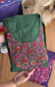 Shobha French Knot Cotton Dress