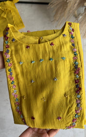 Raha French knot aline dress