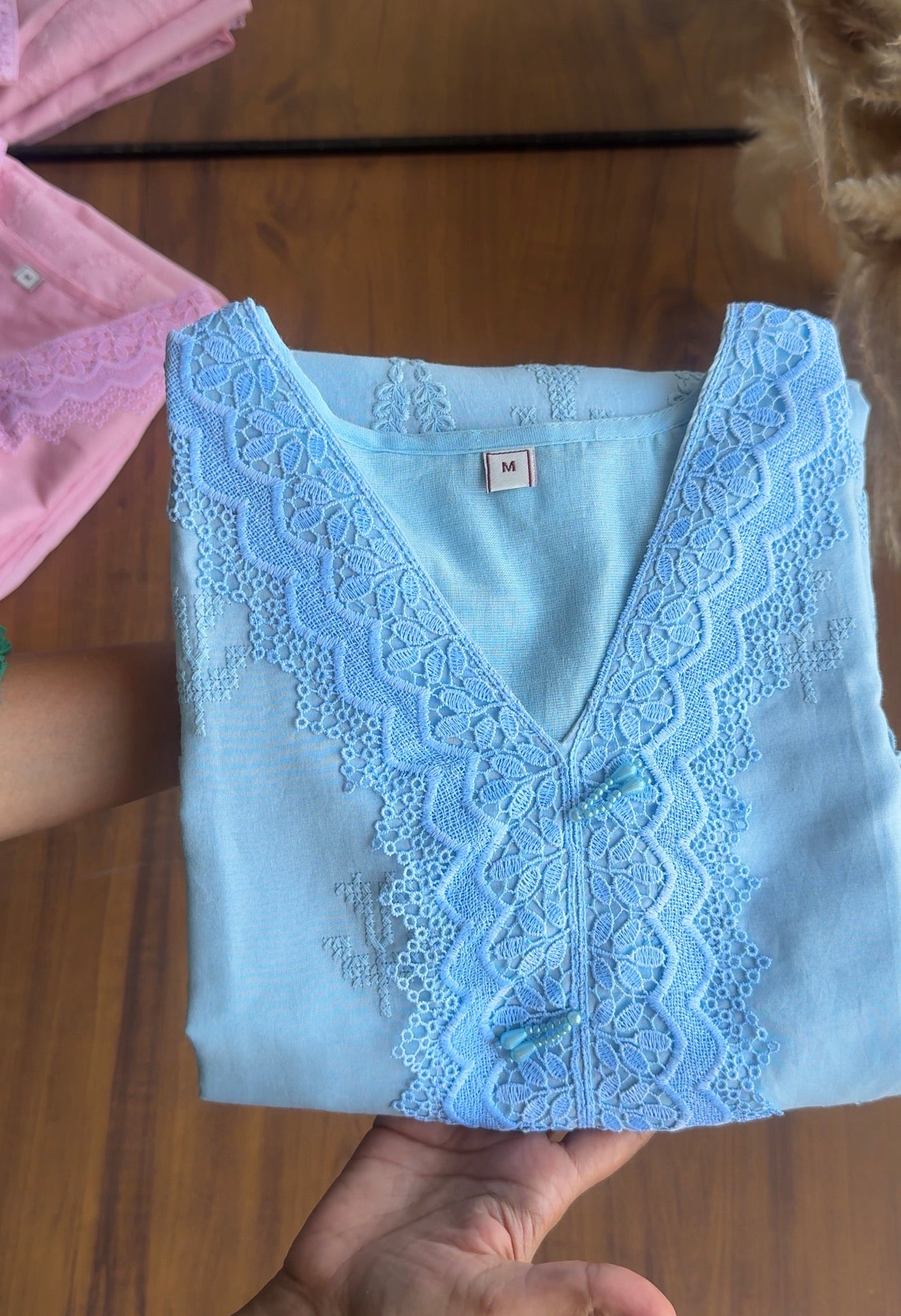 Tahini Lucknowi coord - Blue