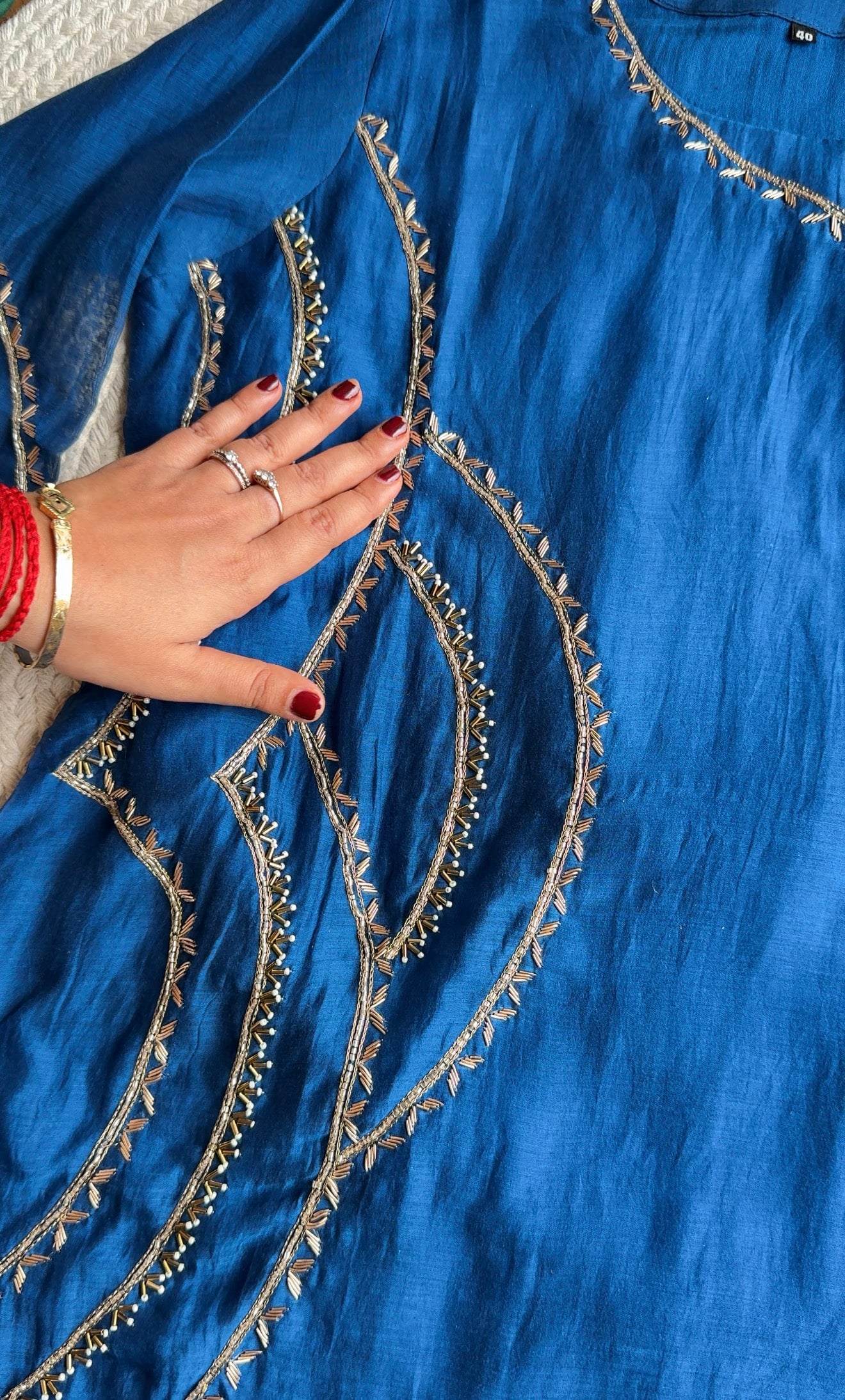 Aishwarya Handwork Suit Set - Blue