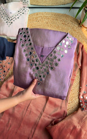 Shruti mirror work dress