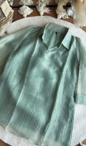 Maitri Three Piece Coords (Preorder 7-10 days) - Powder Green