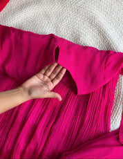 Shweta Handwork Coord Set- Pink (Make to Order)
