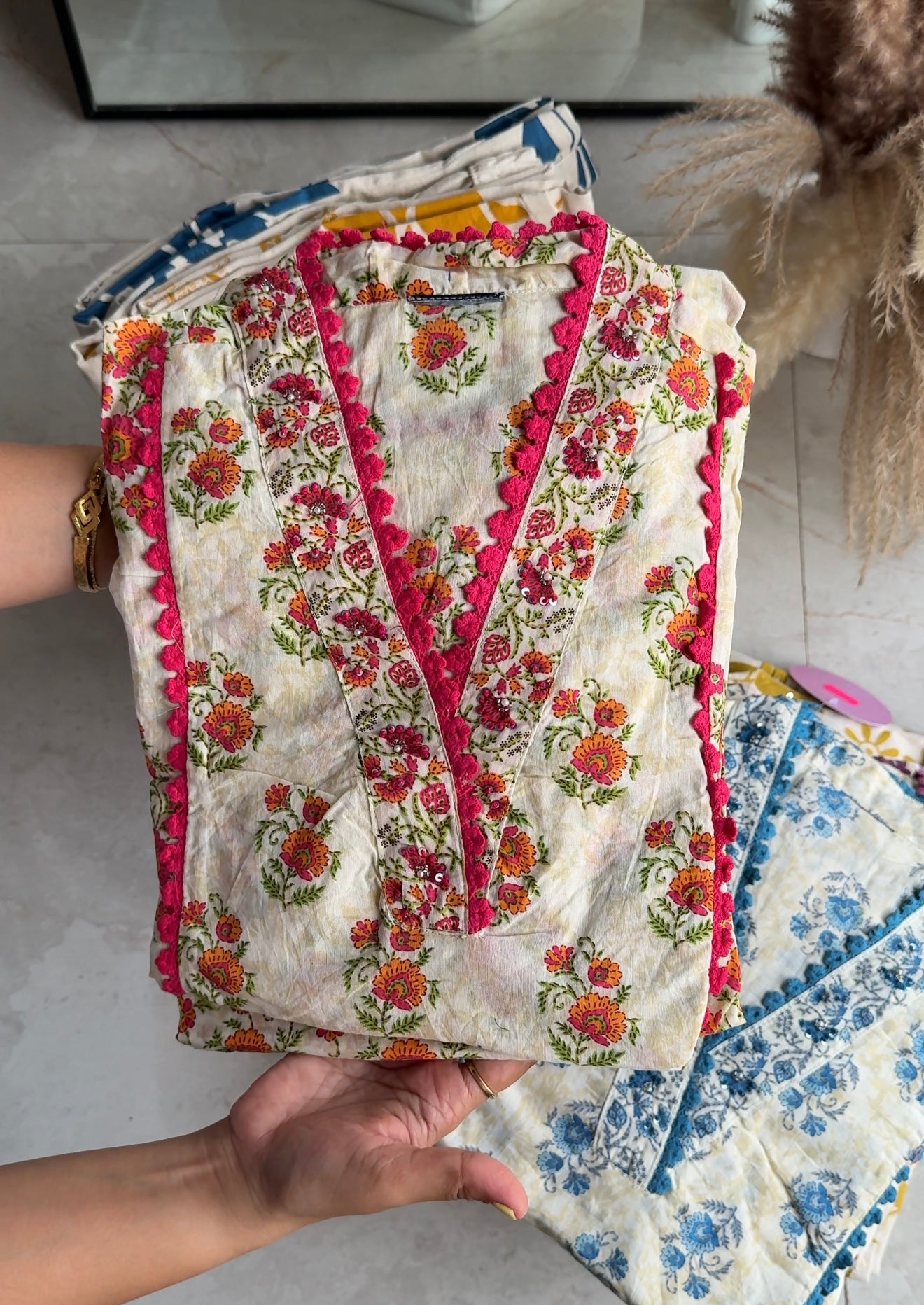 Payal Aline Kurti with palazzo set