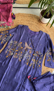 Saheli anghrakha hand work dress
