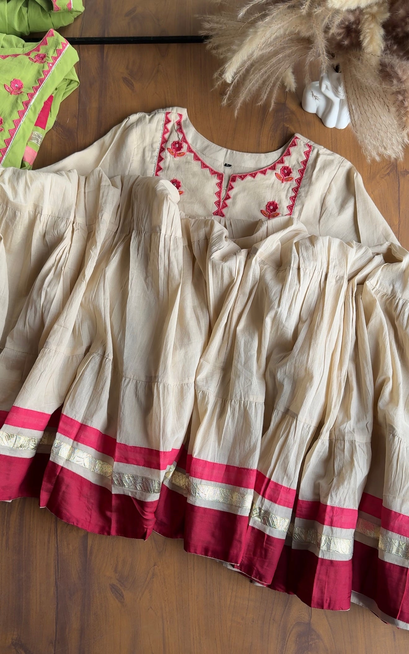 Avni Boho Style Cotton Anarkali