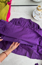Rumi v neck cotton Aline dress