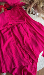 Shweta Handwork Coord Set- Pink (Make to Order)