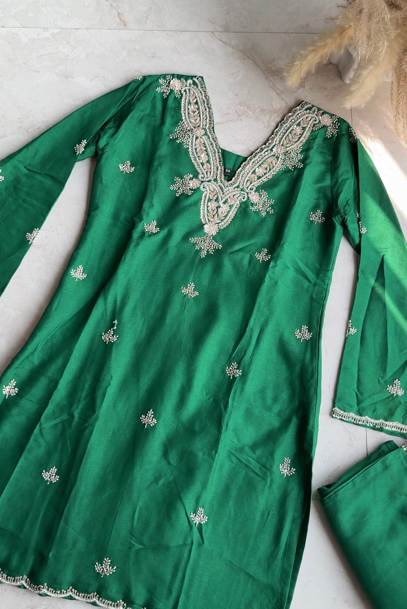 Shivangi short kurta with plazzo pants and dupatta
