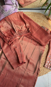 Shruti mirror work dress