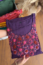 Shobha French Knot Cotton Dress