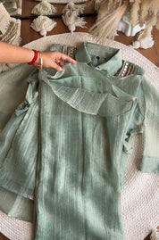 Maitri Three Piece Coords (Preorder 7-10 days) - Powder Green