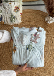 Sapna mul maxi floral dress with inner and pants