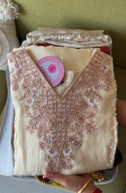 Handwork Dress- White