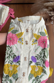 Khushi mul cotton embroidered dress