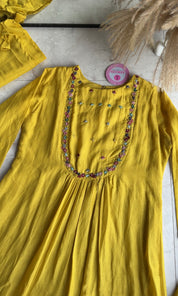 Raha French knot aline dress