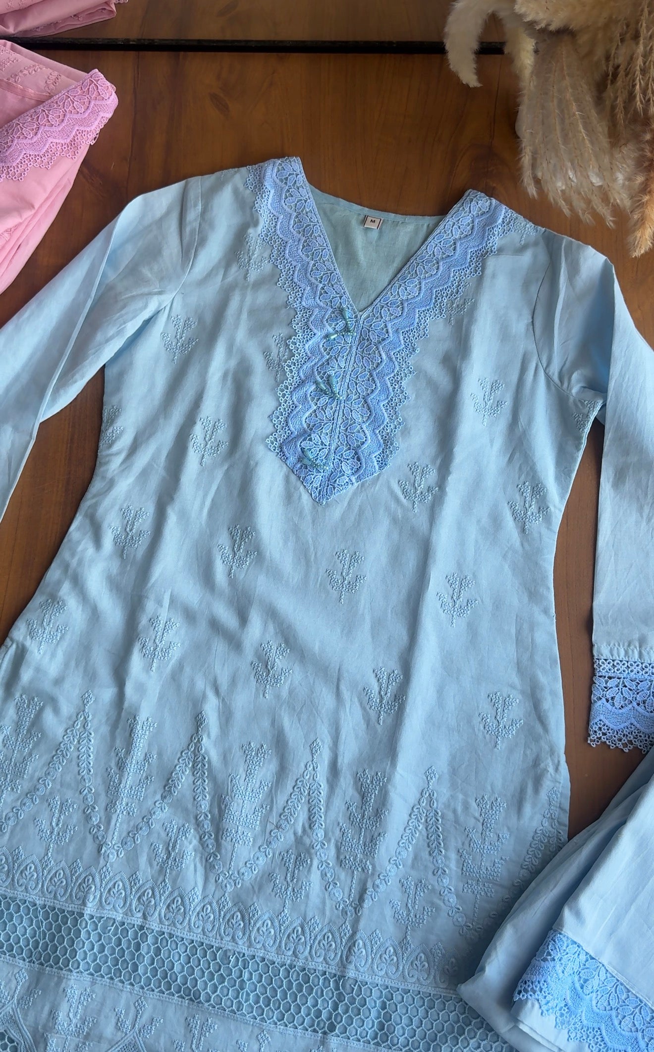 Tahini Lucknowi coord - Blue