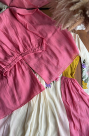 Khushi mul cotton embroidered dress