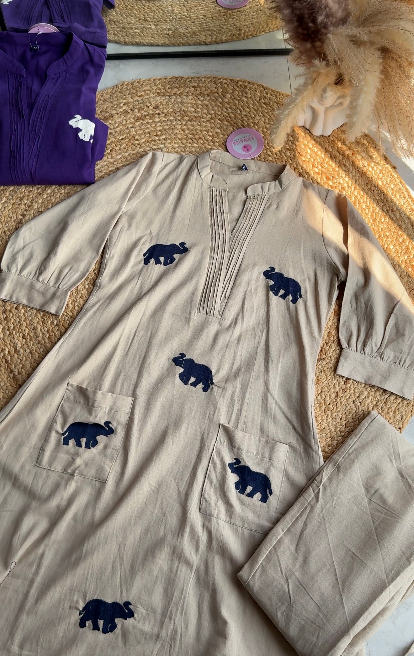 Nishi Aline pocket Kurti with pants