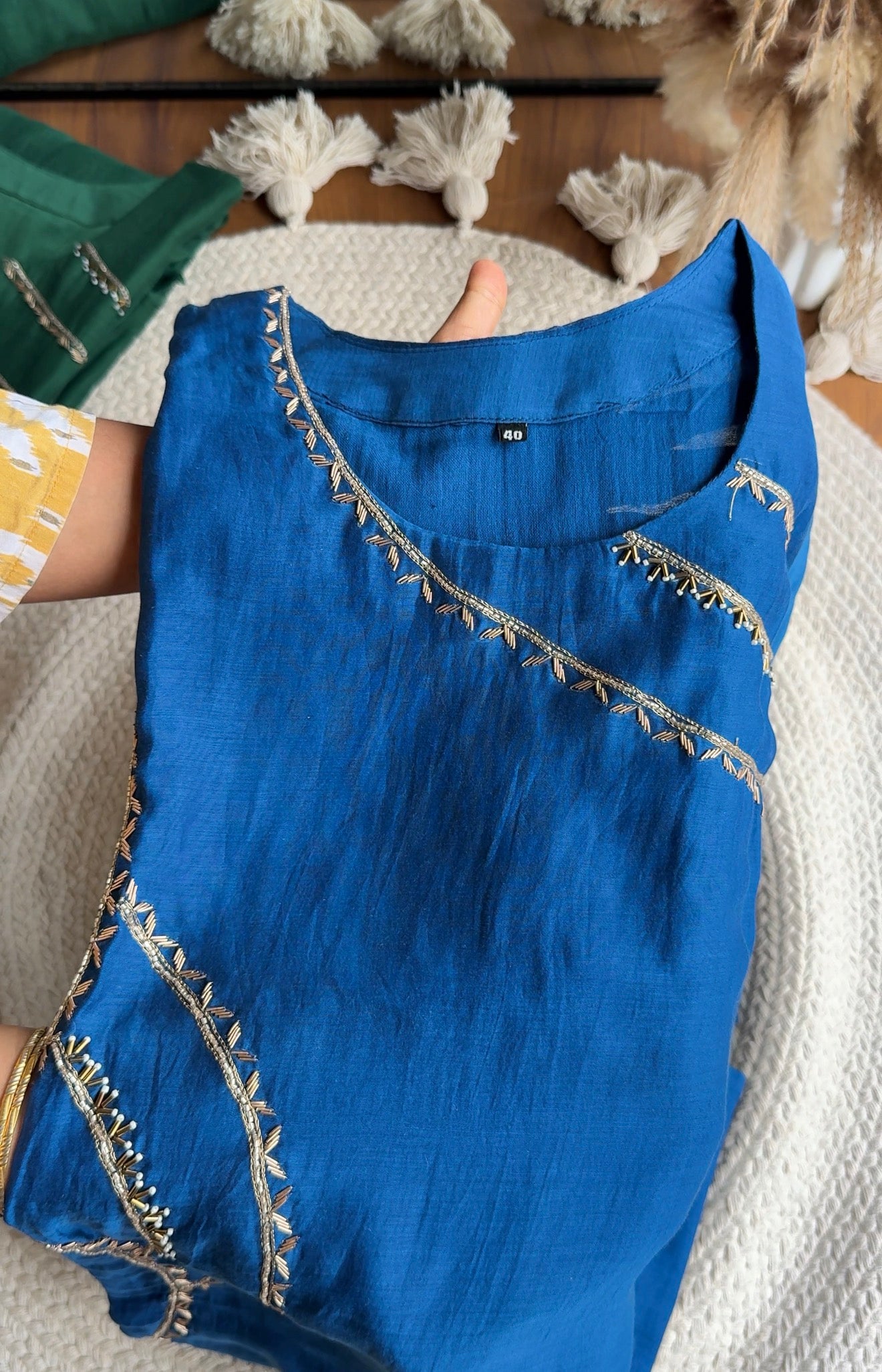 Aishwarya Handwork Suit Set - Blue