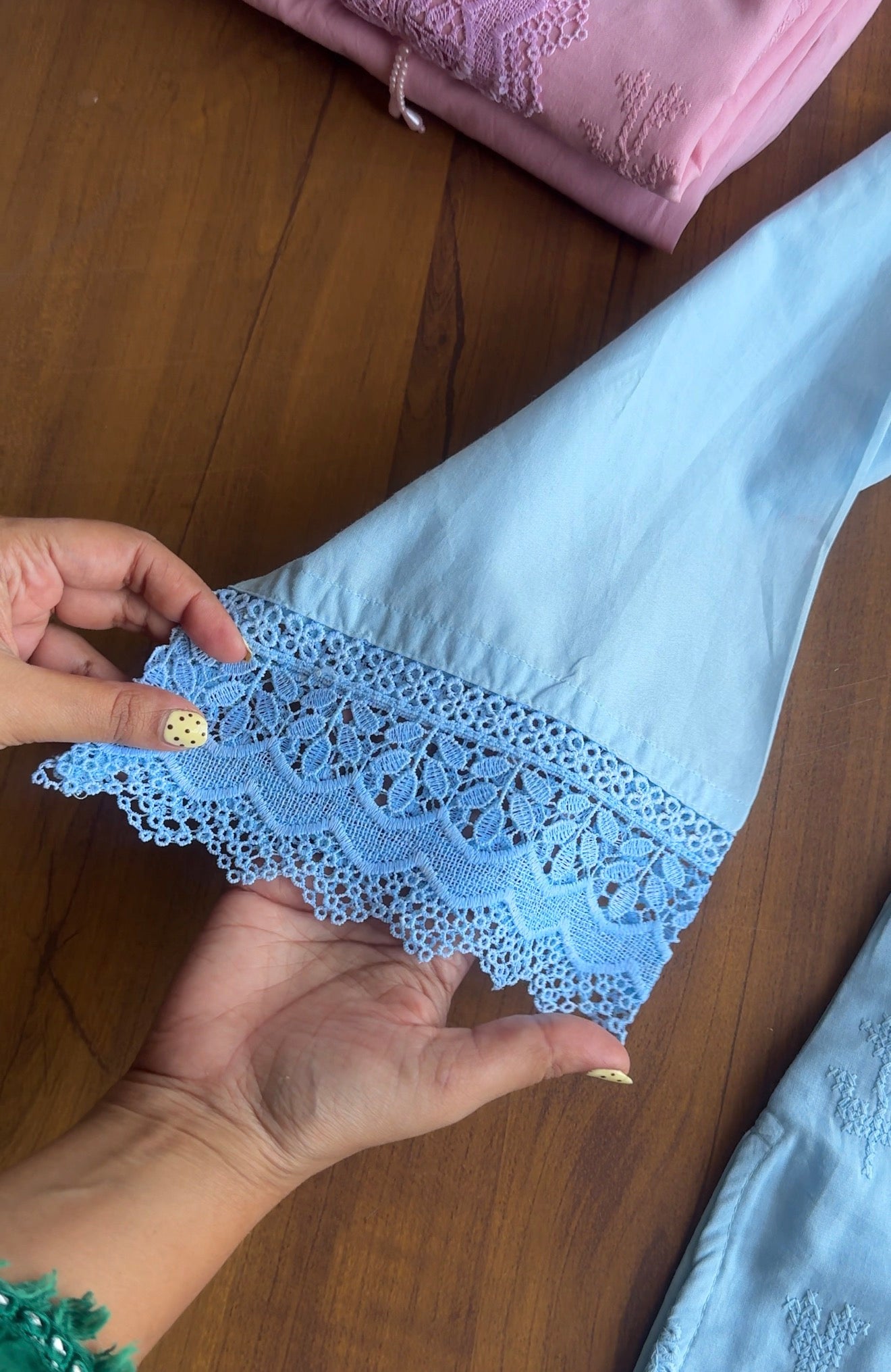 Tahini Lucknowi coord - Blue