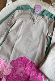 Preet patchwork coords - Beige