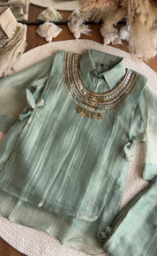 Maitri Three Piece Coords (Preorder 7-10 days) - Powder Green