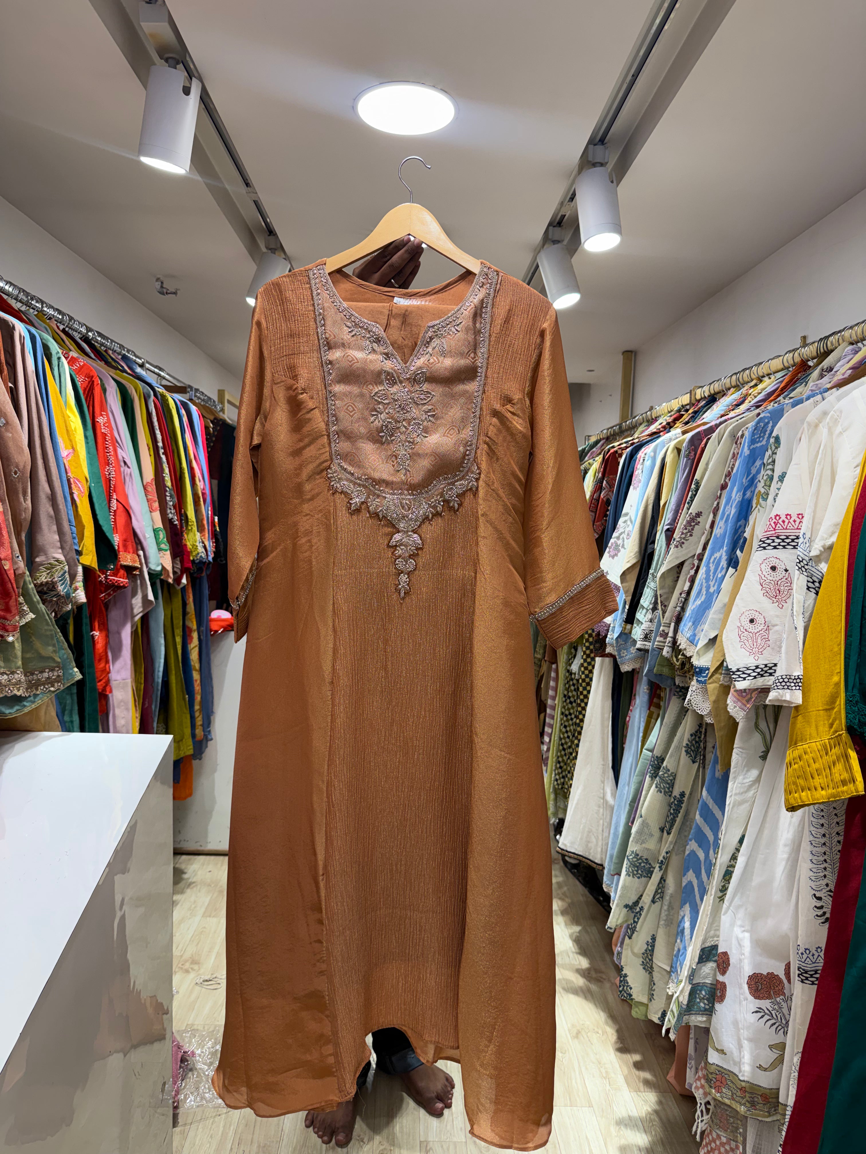 Rajvi Handwork Tissue Dress