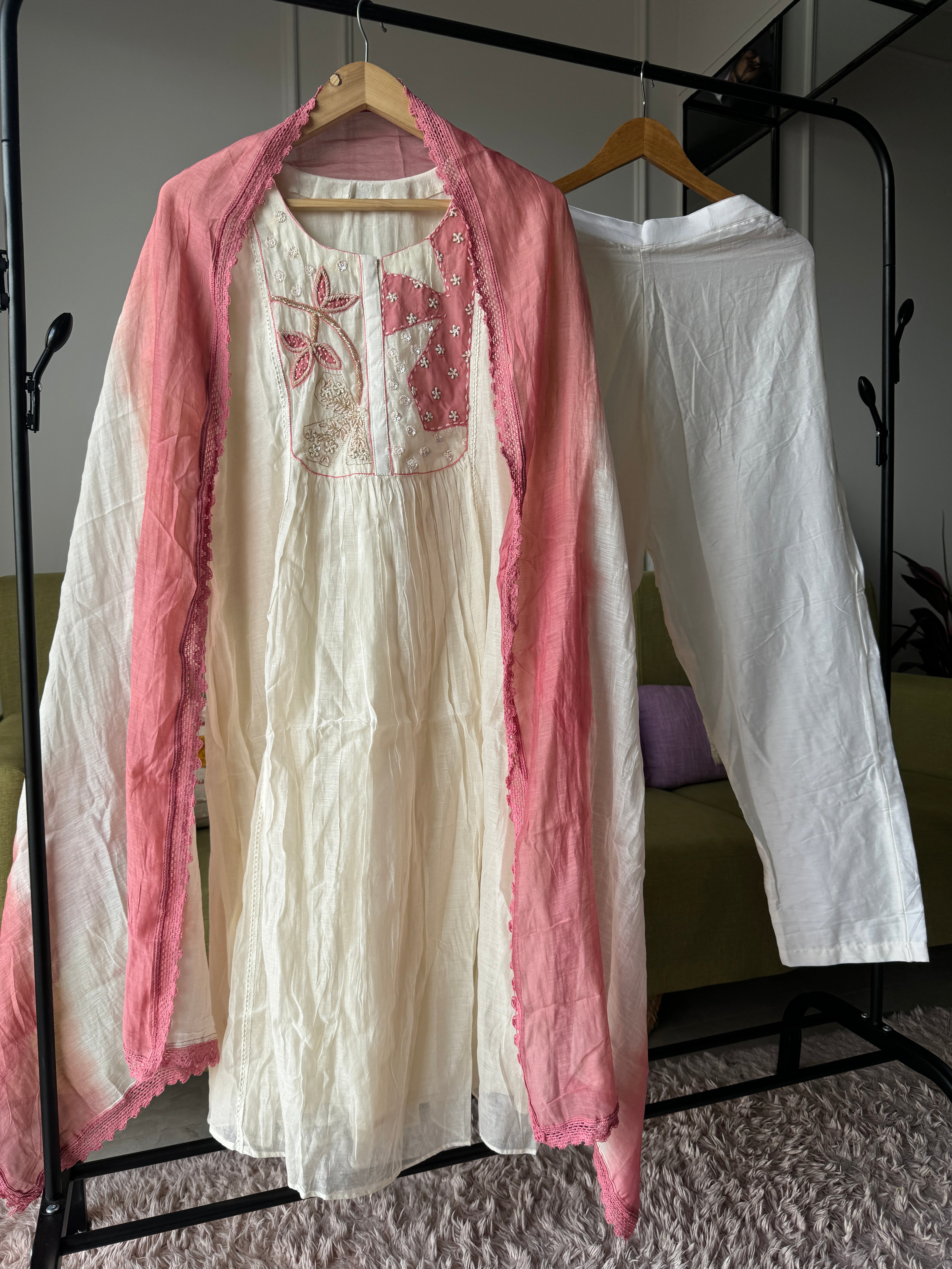 Jenny hand work dress