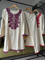 Pari cut work coord set