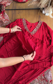 Yuvika Short Kurta heavy hand work with Plazzo dress