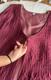 Naina Koti Anarkali Dress-Maroon